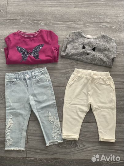 Детские вещи пакетом 80 86 92