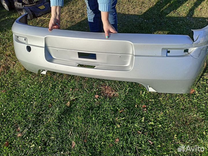 Бампер задний логан 2 б/у оригинал 2017
