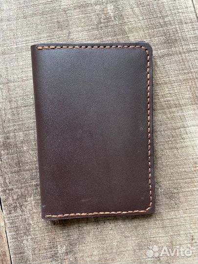 Обложка на паспорт натуральная кожа ручной работы