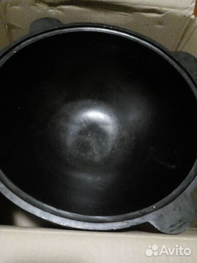 Казан чугунный 12 литров новый