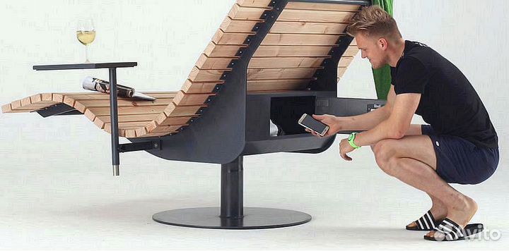 Шезлонг для дачи