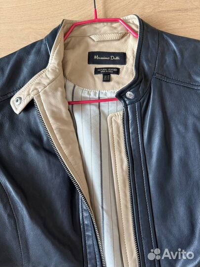 Куртка кожаная женская Massimo Dutti размер S