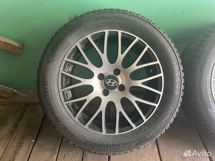 Комплект колес на hyundai 205/55r16