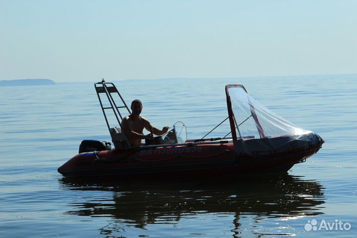 Лодка риб 420 амг новая. Баллоны 50см. Полная комп