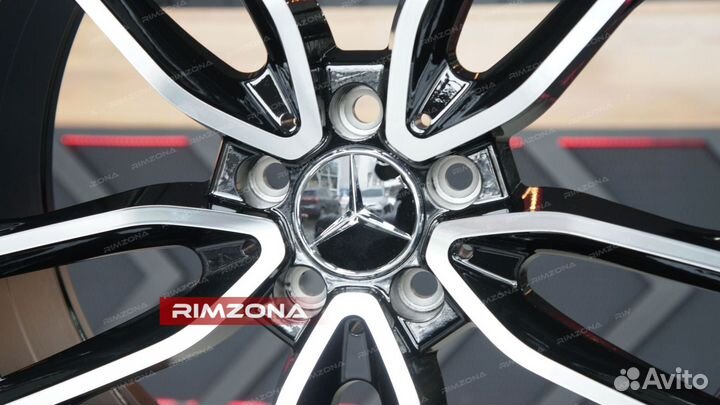Литые диски R22 на Mercedes s-Class. Эфф1