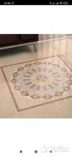 Розона 84*84 лаппатированная