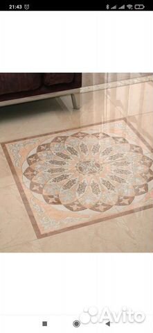 Розона 84*84 лаппатированная