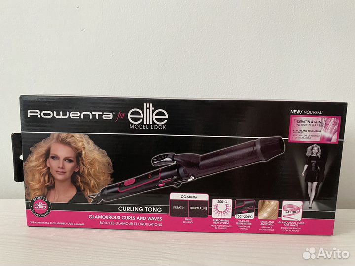 Плойка 32 мм Rowenta for Elite Model Look