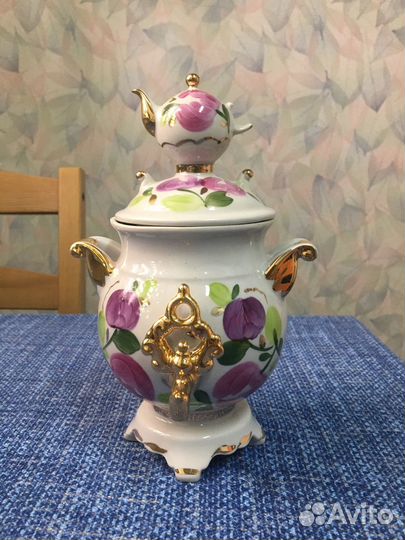 Фарфоровый самовар СССР