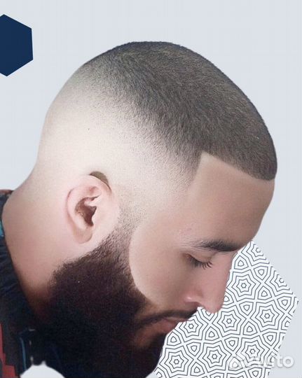 Мужская стрижка бесплатно, модель барбершоп