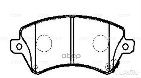 CKT-41 Колодки тормозные дисковые перед G