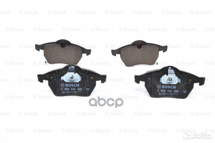 Колодки тормозные дисковые перед 0986424488