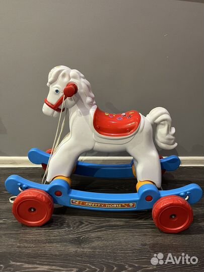 Лошадь качалка-каталка