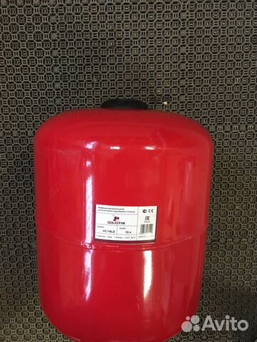 Бак расширительный мембранный Красный 19 л