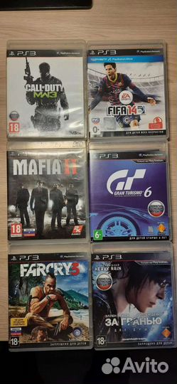 Диски на ps3 (цена в описании)