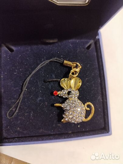 Брелок мышь Swarovski