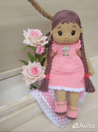 Вязаная Кукла Вязаные игрушки