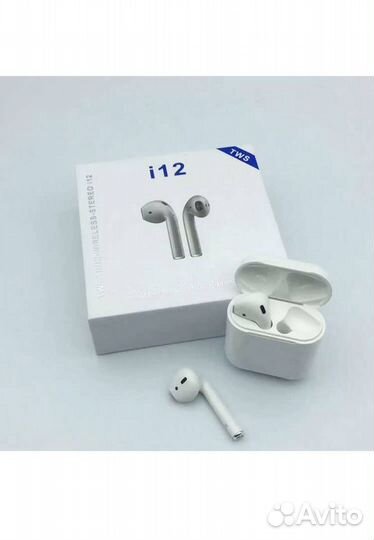 Беспроводные наушники AirPods, I12-TWS(сенсор)