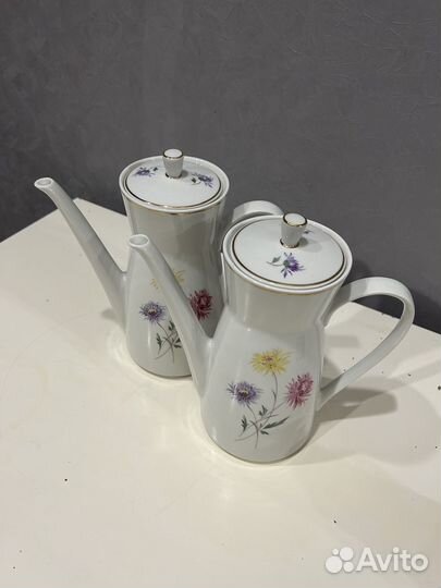 Чайники фарфоровые СССР