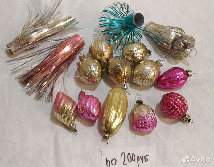 Интересные игрушки на ёлку СССР