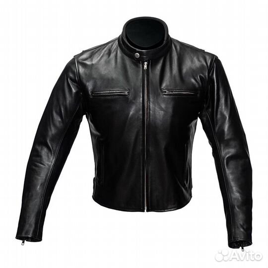 Мотокуртка кожаная