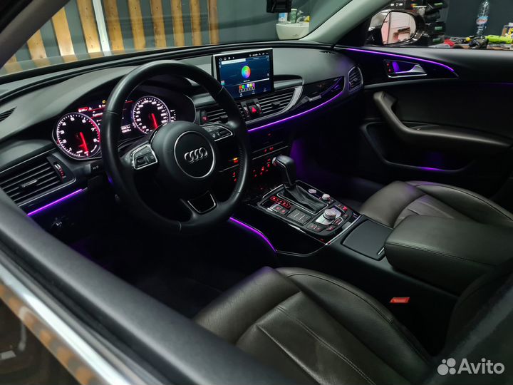 Контурная подсветка салона автомобиля (Audi)