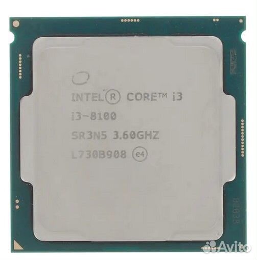 Процессор intel core i3 8100