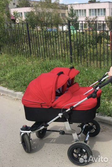 Коляска для двойни tfk