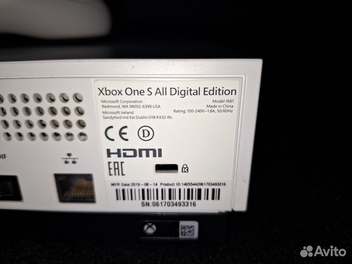 Xbox one S all digital 1 tb