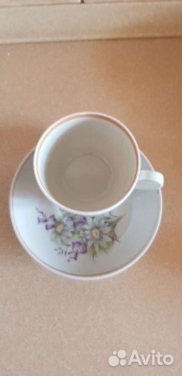 Чашка с блюдцем СССР 6 шт