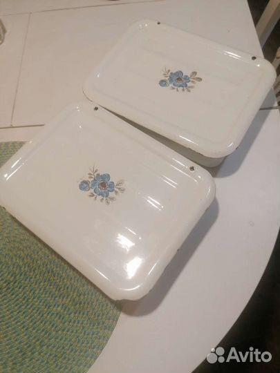 Лоток эмалированный