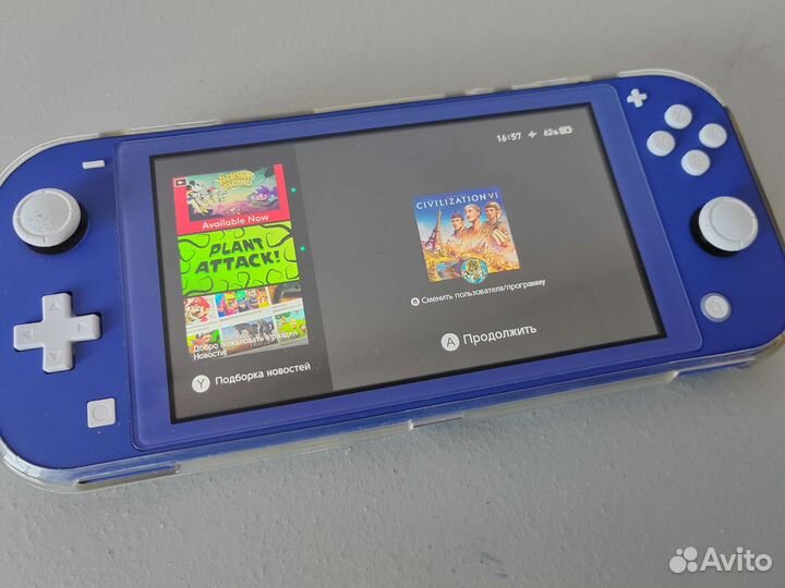 Nintendo switch lite с играми
