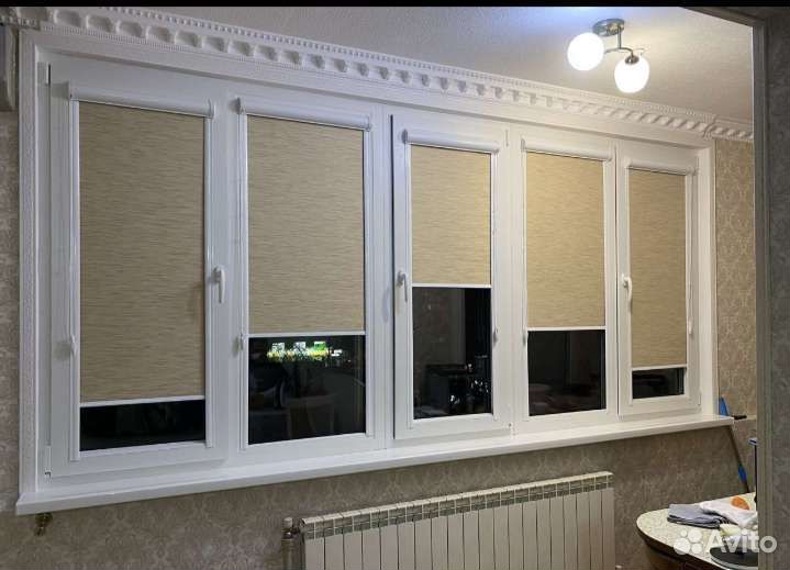 Жалюзи, рулонные шторы, день и ночь от произ-ля