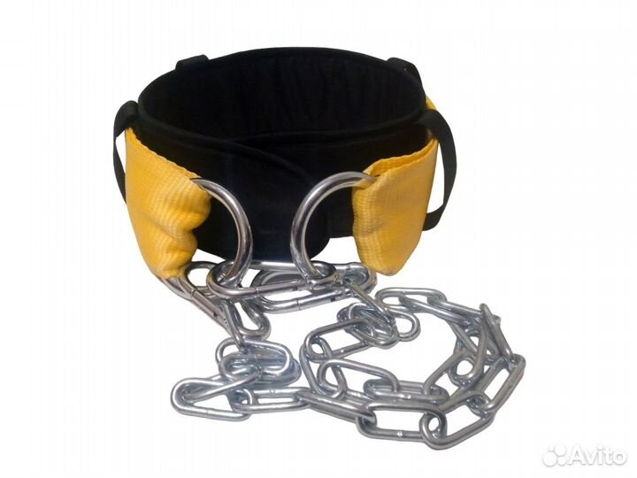 Пояс для стритлифтинга с цепью, размеры XS-5XL