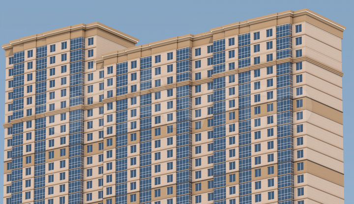 2-к. квартира, 70,3 м², 2/22 эт.