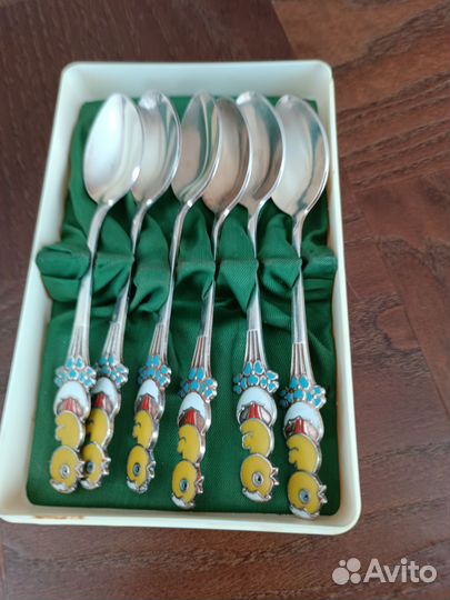 Чайные ложки, кофейные ложки, аэромиксер