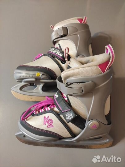 Коньки детские K2 Charm Ice 32-37р