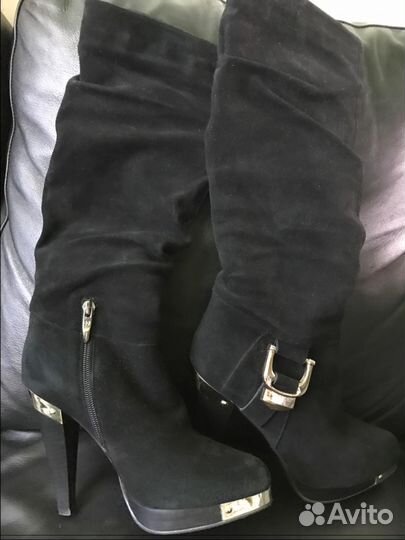 Зимние сапоги-трубы