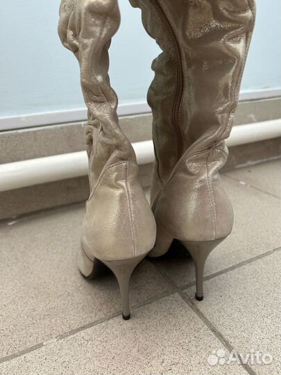 Сапоги демисезон 39 натуральные