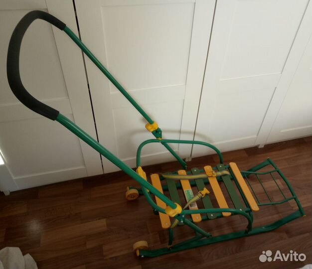 Санки с колёсами Nika Nikki 2