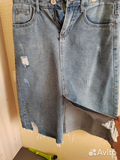 Джинсовая юбка