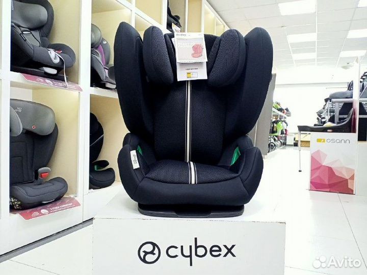 Автокресло 3-12лет Cybex Solution G i-Fix Black