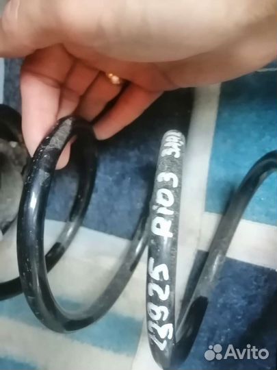 Пружина задняя kia рио