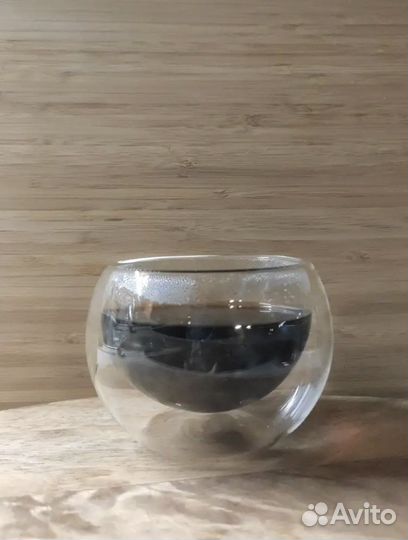 Пиала чашка двойное стекло