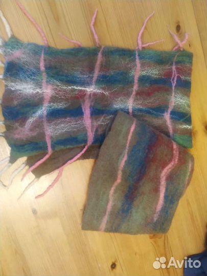 Комплект шапка и шарф женский