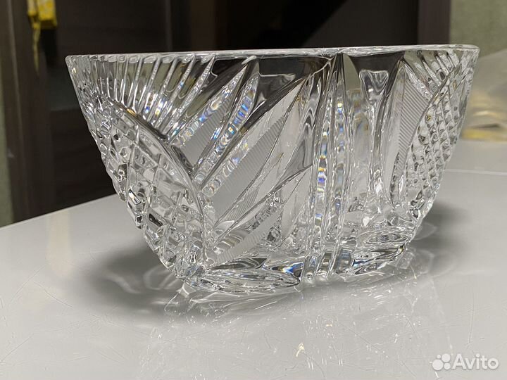 Салатник хрустальный