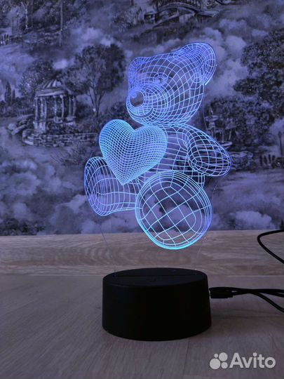 Ночник с 3D-эфектом