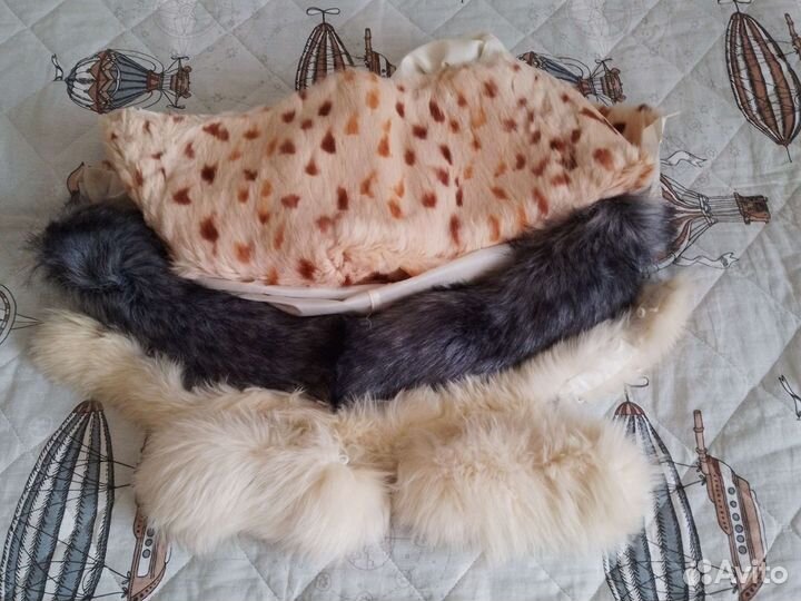 Мех Воротник Манжеты Подкладка