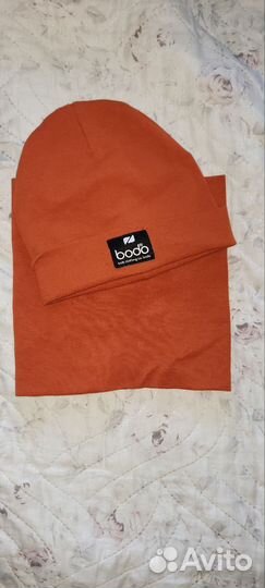 Комплект шапка и снуд детский