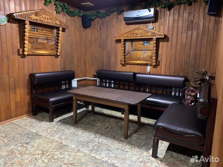 Сауна с бассейном